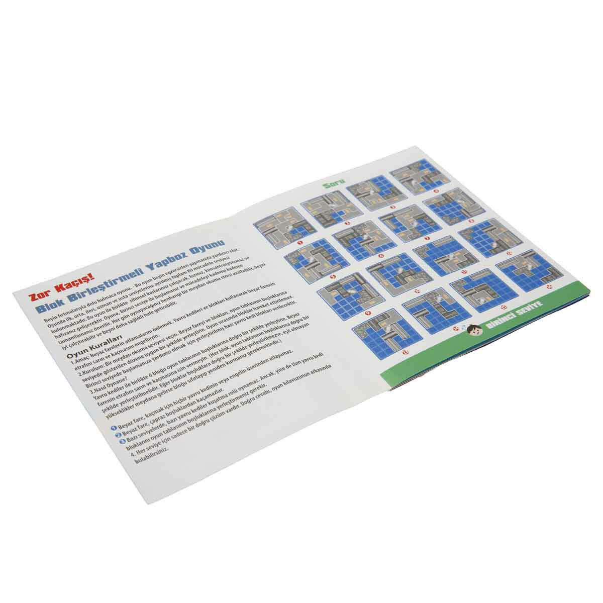 Smile Games Zor Kaçış Kutu Oyunu | 80 Aşamalı Mantık ve Zeka Oyunu | Çocuklar İçin Strateji ve Problem Çözme Seti