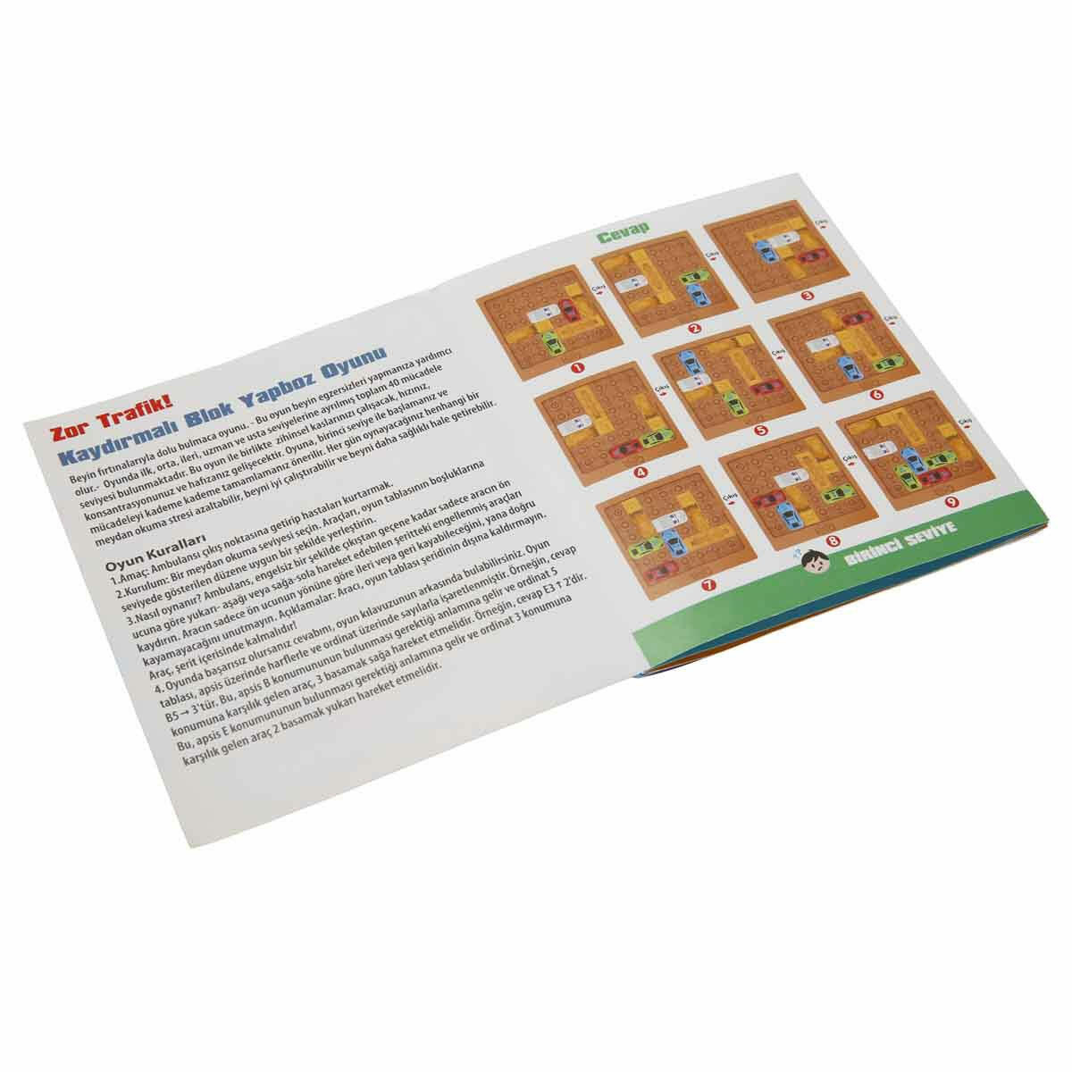 Smile Games Zor Trafik Kutu Oyunu | 40 Aşamalı Ambulans Kurtarma Zeka Oyunu | Çocuklar İçin Mantık ve Strateji Geliştirme Seti