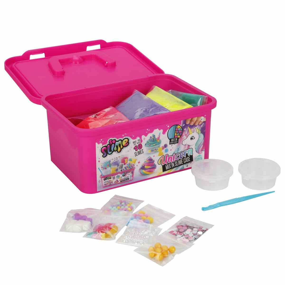 So Slime Unicorn Slime Kutusu | 10 Farklı Slime Tasarım Seti | Unicorn Temalı Dekoratif Hobi Kiti