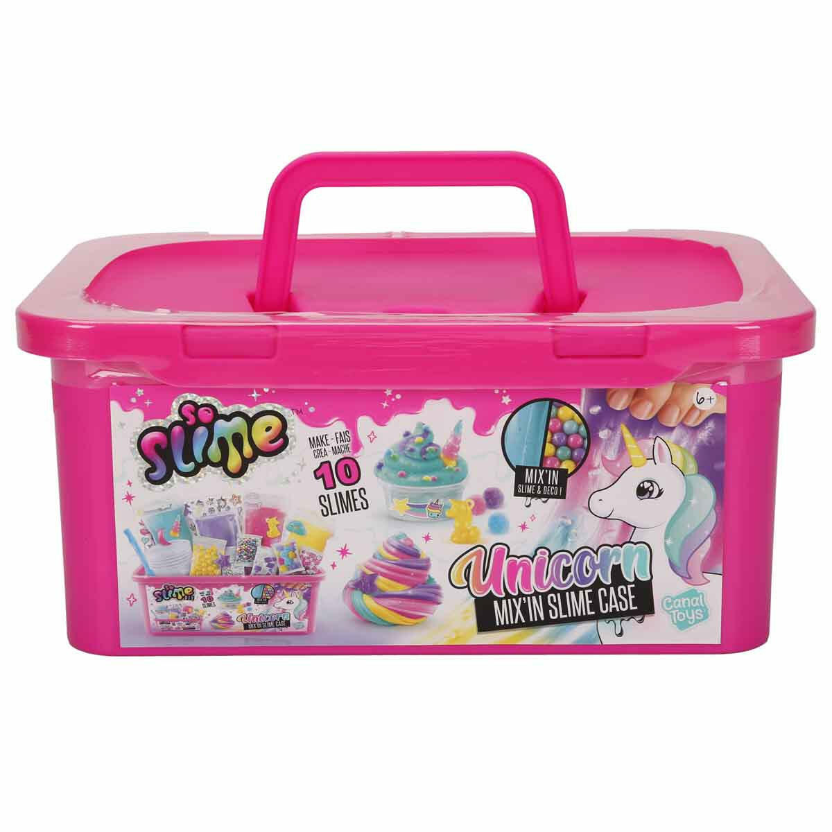 So Slime Unicorn Slime Kutusu | 10 Farklı Slime Tasarım Seti | Unicorn Temalı Dekoratif Hobi Kiti