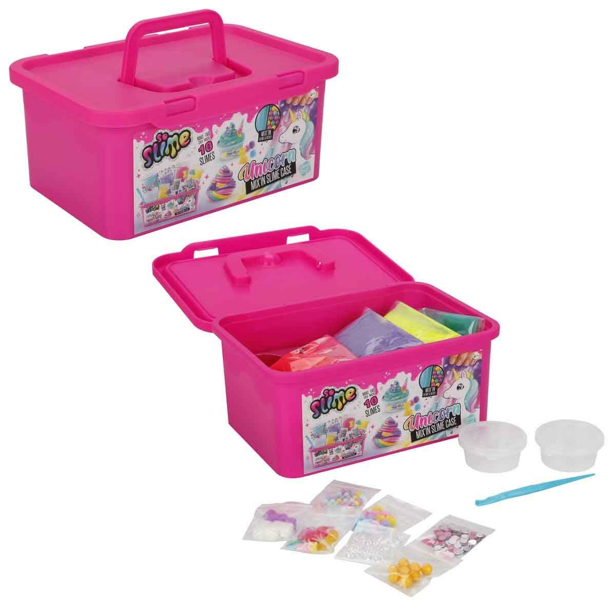 So Slime Unicorn Slime Kutusu | 10 Farklı Slime Tasarım Seti | Unicorn Temalı Dekoratif Hobi Kiti