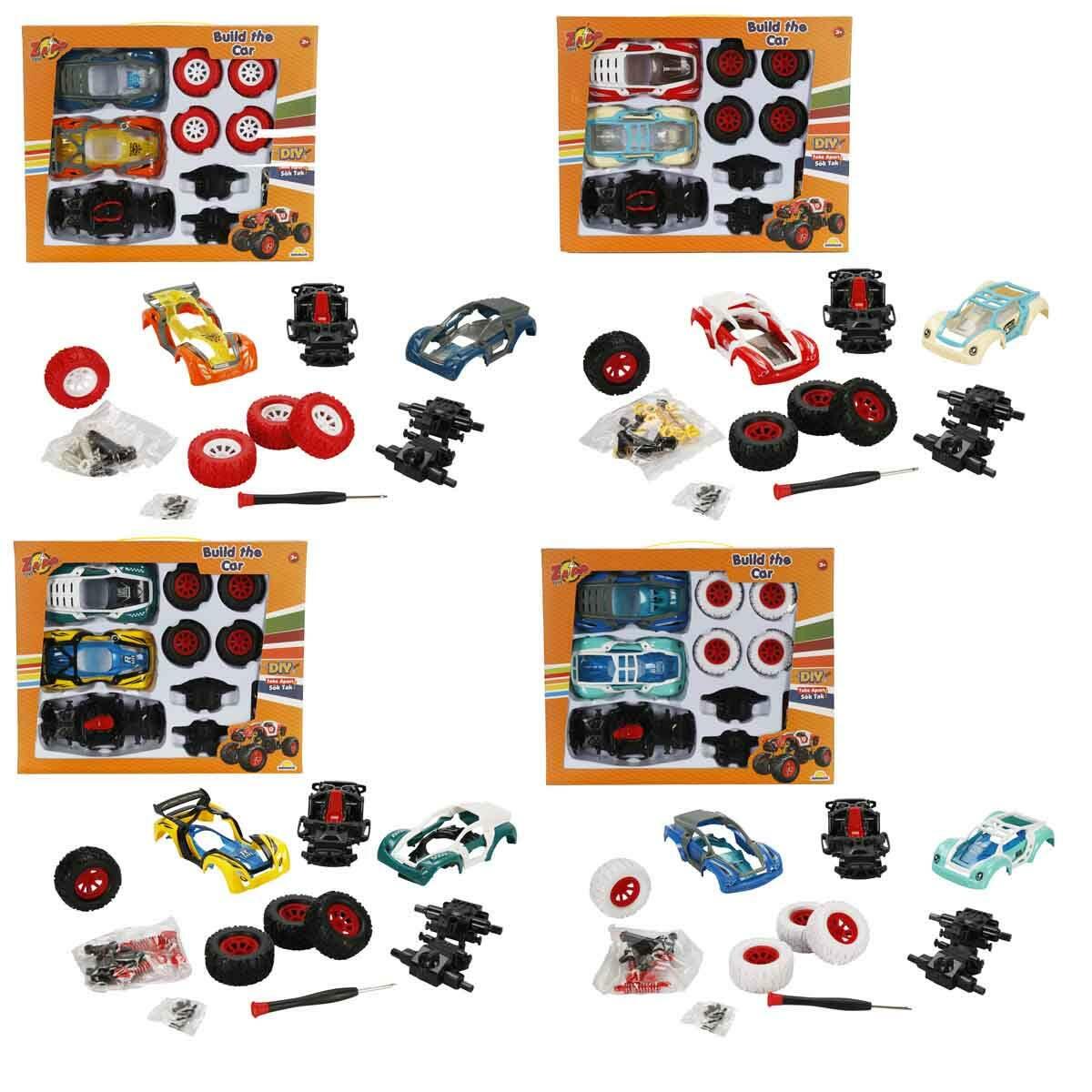 Zapp Toys Sök Tak Araba Yapım Seti | 4 Farklı Model Seçeneği | Eğitici Montaj Ve Mühendislik Oyuncağı