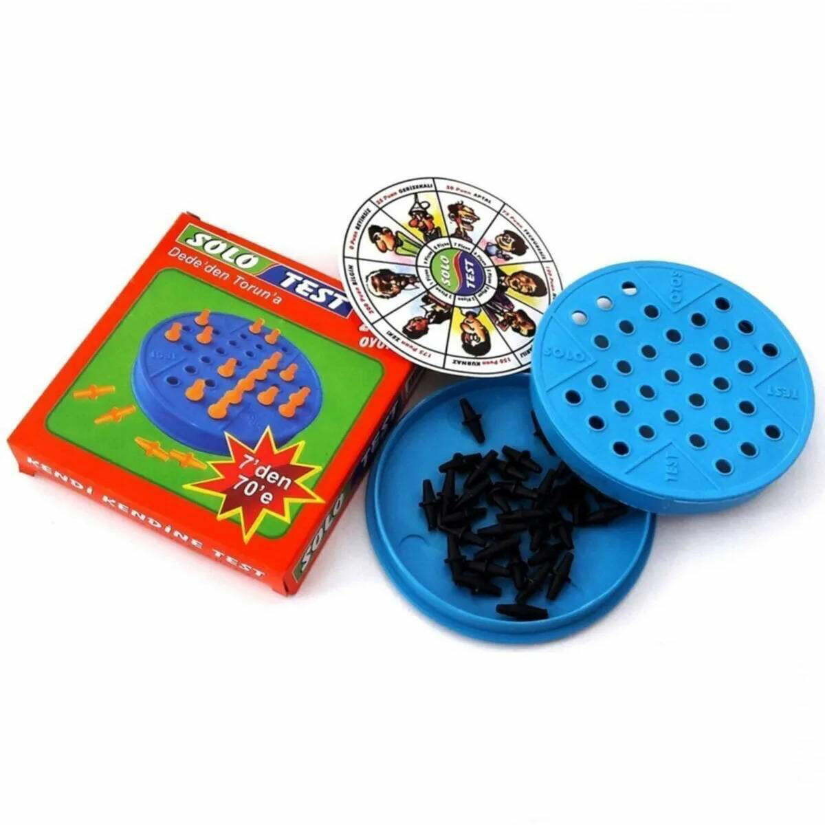 Solo A Kalite Test Zeka Oyunu | Nostaljik 90'lar Kutu Oyunu, Mantık ve Problem Çözme Geliştirici