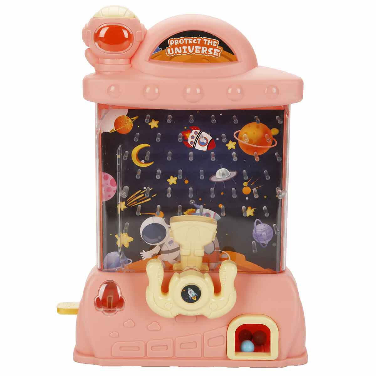 Smile Games Space Pinball Top Zıplatma Yakalama | Uzay Temalı Eğitici Beceri Oyunu | Işıklı Ve Renkli Pinball Seti