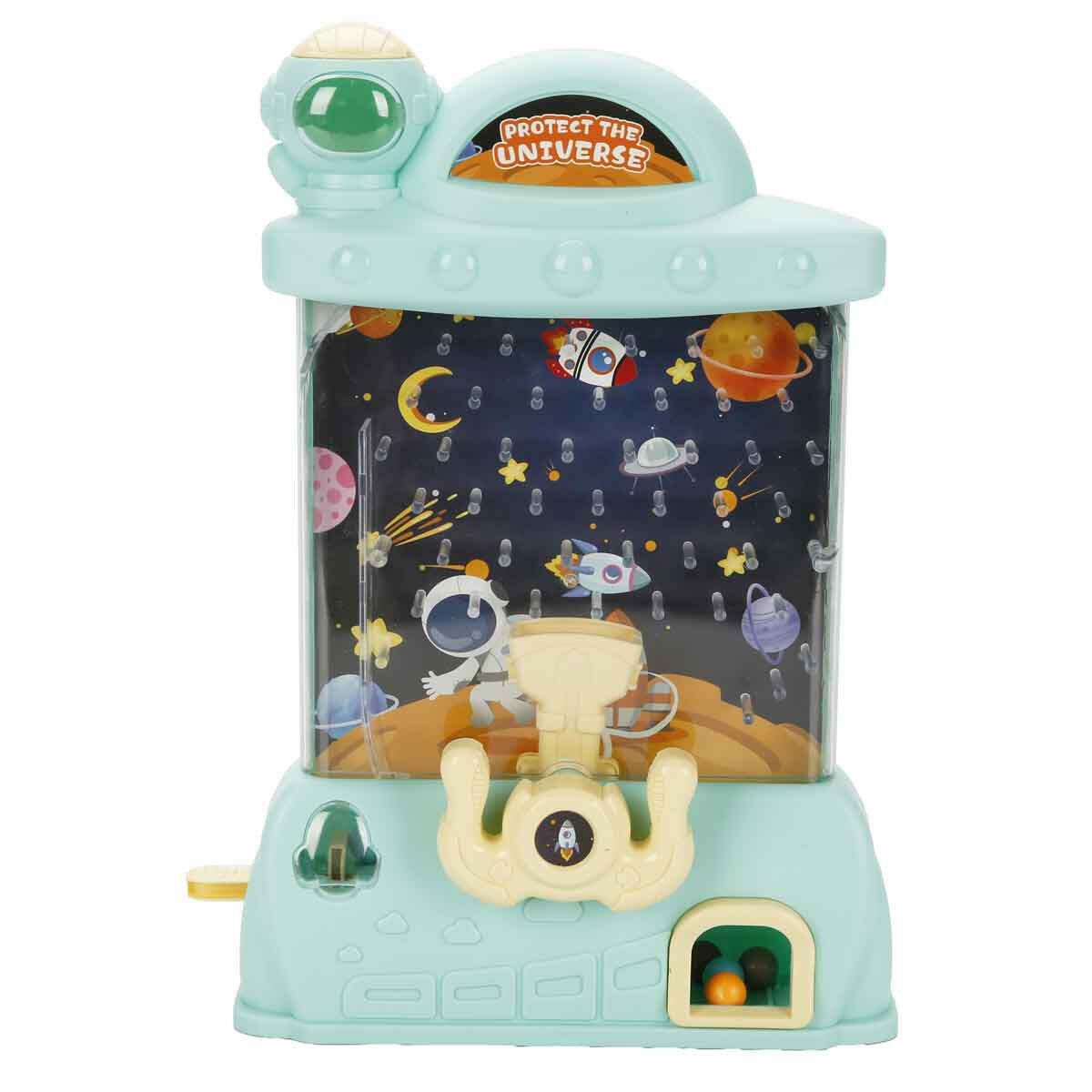 Smile Games Space Pinball Top Zıplatma Yakalama | Uzay Temalı Eğitici Beceri Oyunu | Işıklı Ve Renkli Pinball Seti