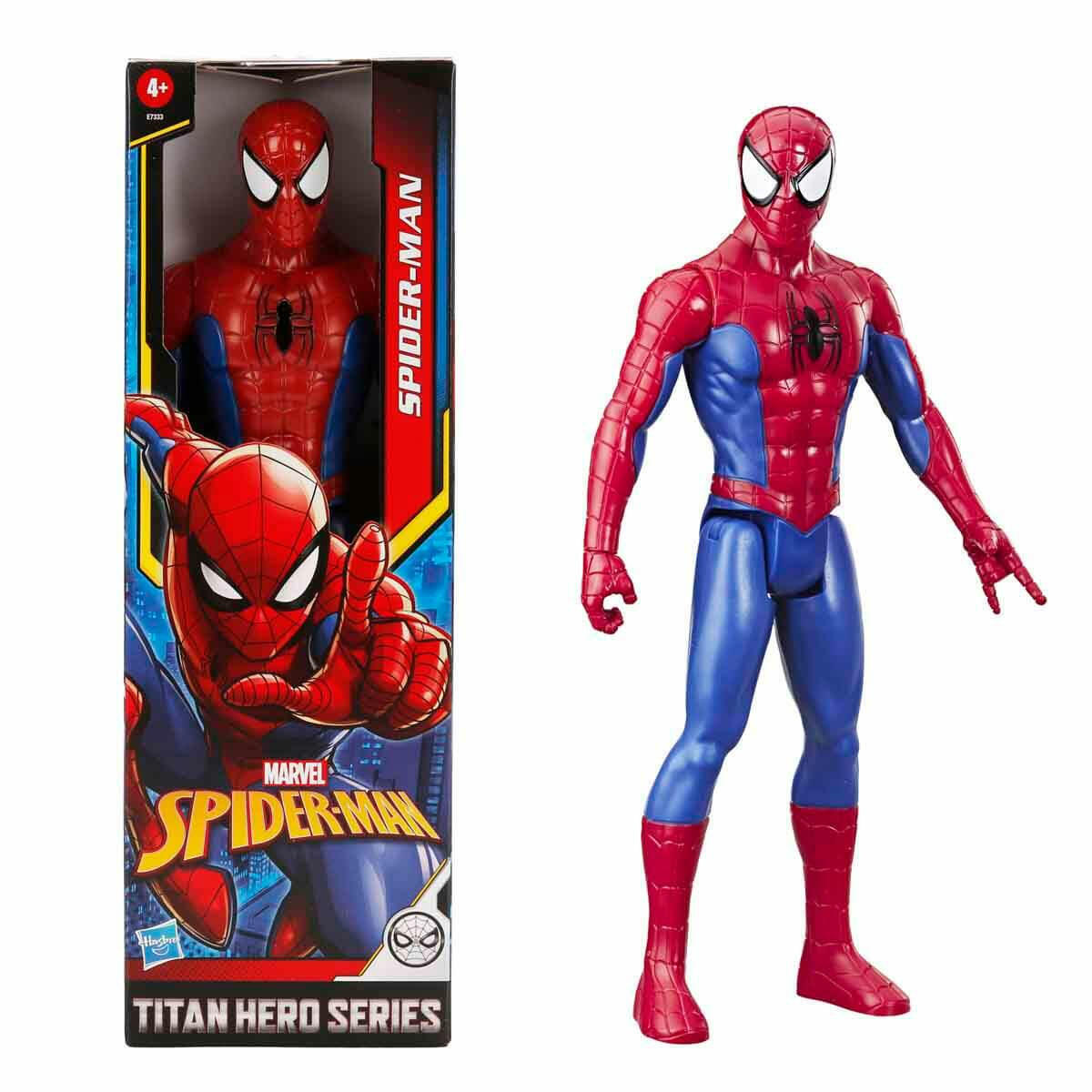 Marvel Spider-Man Titan Hero Serisi Figürü 30 cm | Klasik Tasarım Peter Parker Aksiyon Figürü | Feyza Oyuncak