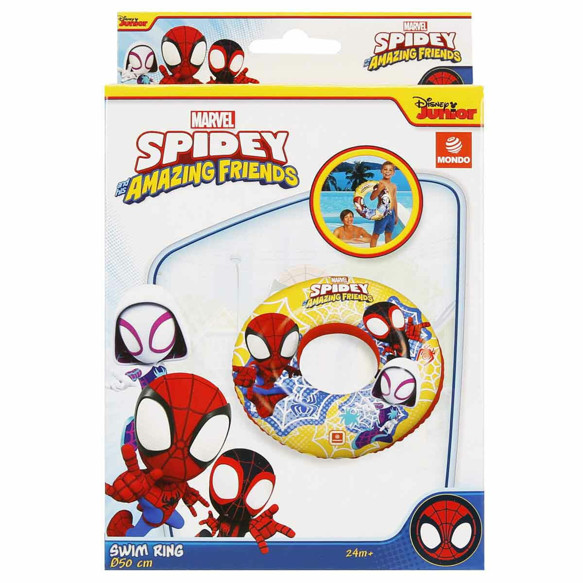 Spidey ve Arkadaşları Can Simidi 50 cm | Su Korkusunu Yenmeye Yardımcı Lisanslı Yüzme Ürünü