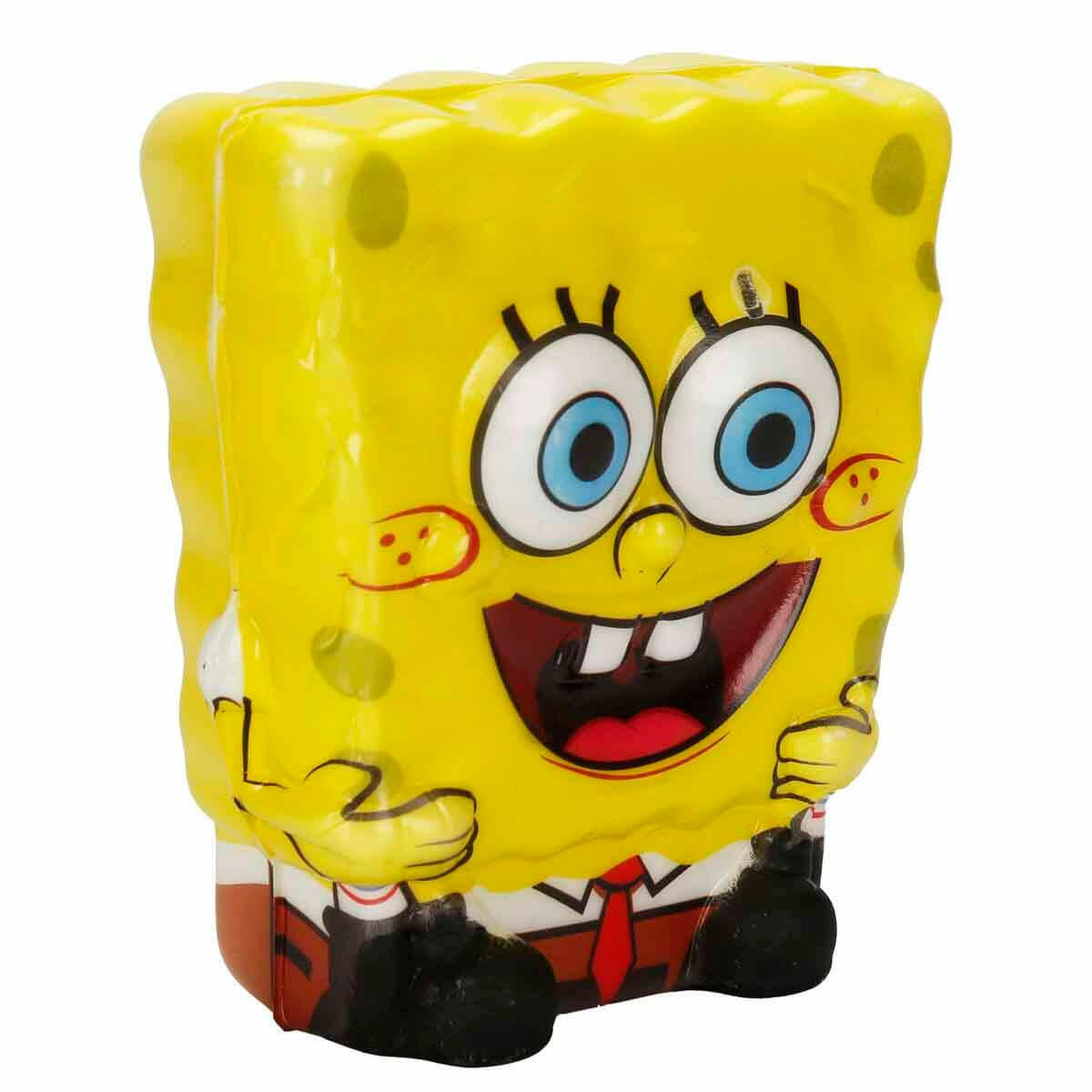 Squishy Köpük Sünger Bob Figürü | 12 cm Yavaş Yükselen (Slow Rising) Yumuşak Oyuncak | Stres Atıcı ve Eğitici Figür
