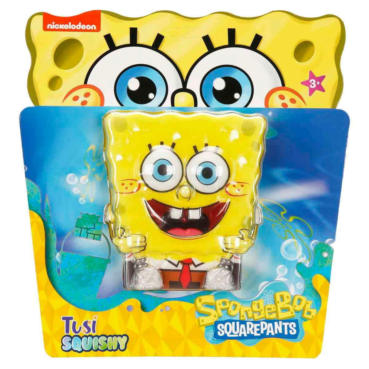 Squishy Köpük Sünger Bob Figürü | 12 cm Yavaş Yükselen (Slow Rising) Yumuşak Oyuncak | Stres Atıcı ve Eğitici Figür