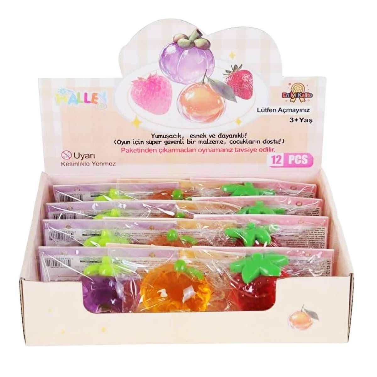 Squishy Meyveler | Meyve Tasarımlı Eğlenceli Stres Atıcı Oyuncak | Yumuşak Ve Esnek Squishy Seti