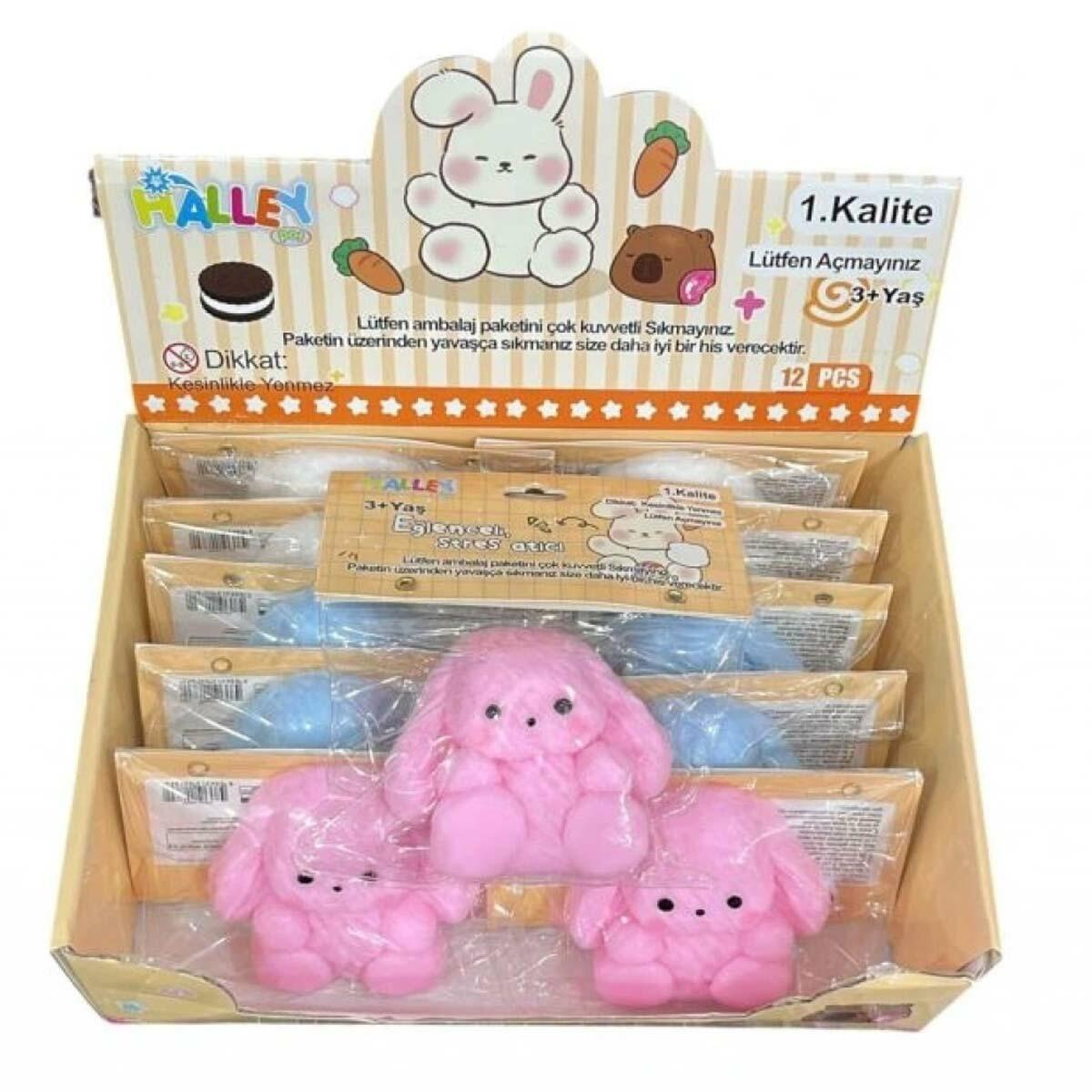 Squishy Oyuncak Tavşan | 8 Cm Yumuşak Stres Figürü | Sevimli Tavşancık Sukuşi