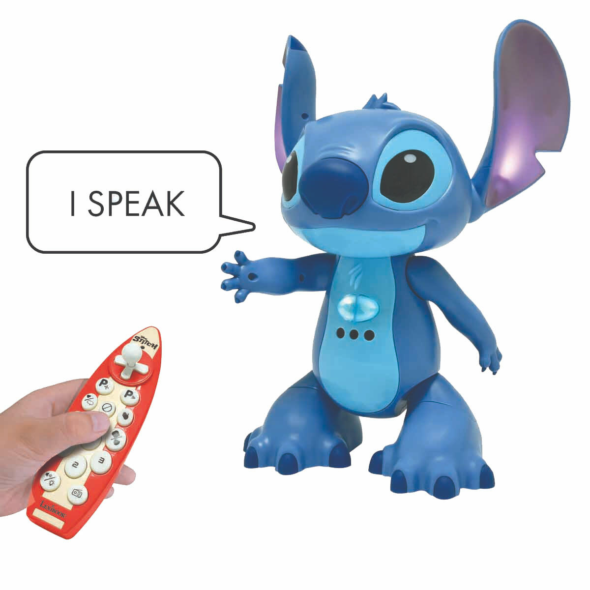Disney Stitch Sesli Ve Işıklı Uzaktan Kumandalı İnteraktif Robot | 1000+ Kelime Konuşan Stitch Figürü | Türkçe Ve İngilizce Eğitici Robot