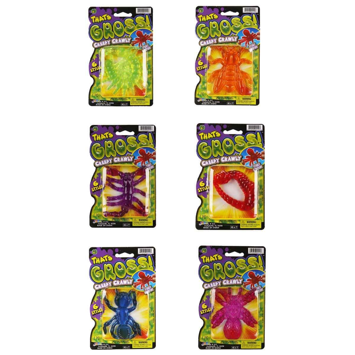 Streç Uzayan Böcekler | Esnek Şaka Figürleri | Çek Bırak Elastik Böcek Koleksiyonu