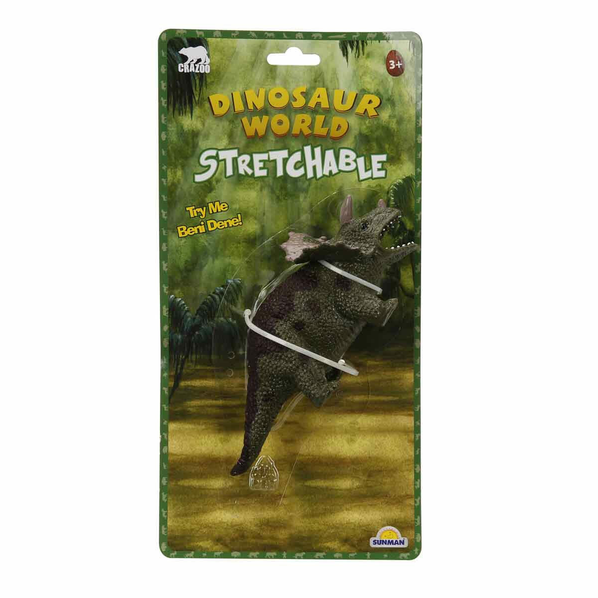 Streç Uzayan Dinozor Figürleri | 25 cm Esnek Ve Dayanıklı Dinozor Oyuncak | Eski Haline Dönebilen İnteraktif Figür