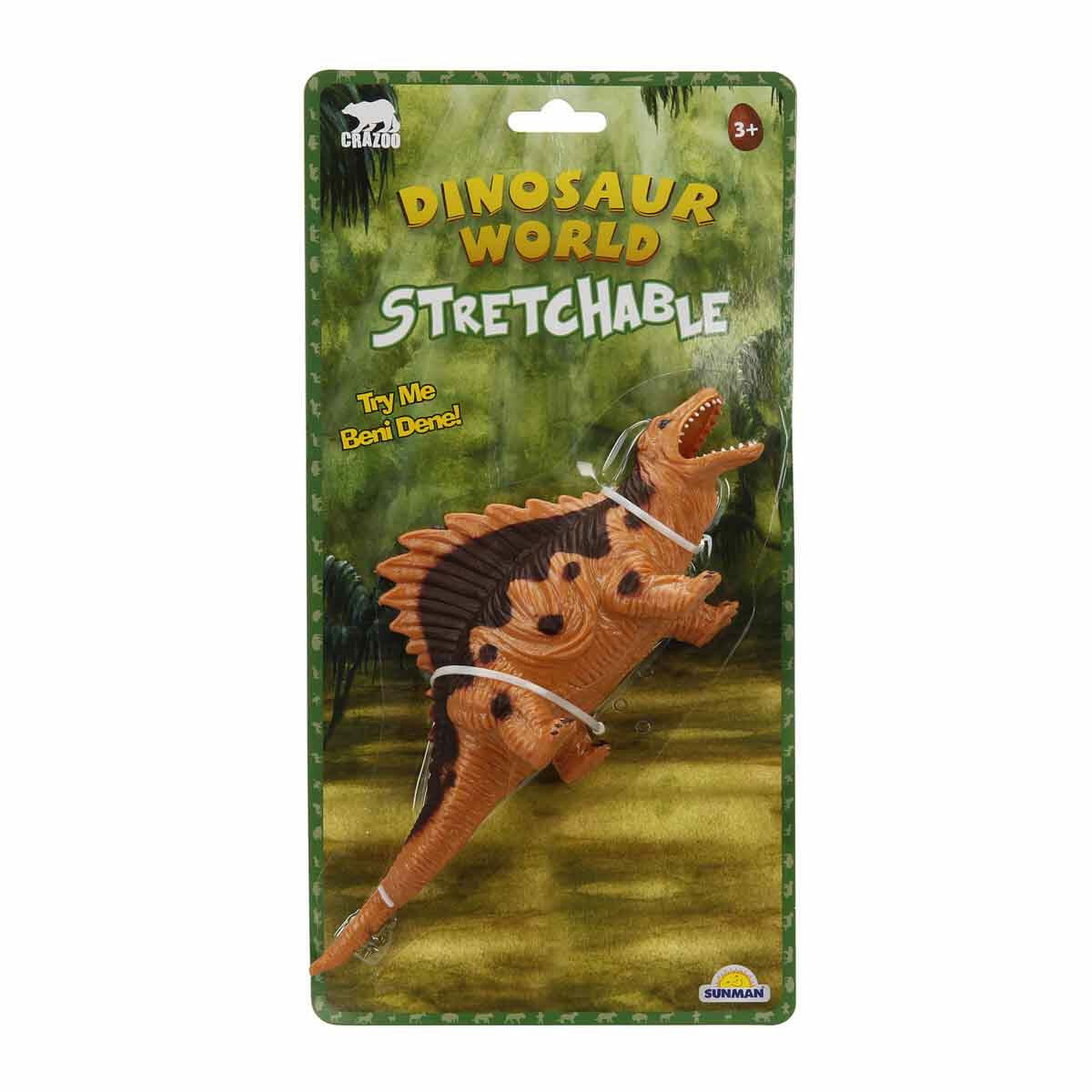 Streç Uzayan Dinozor Figürleri | 25 cm Esnek Ve Dayanıklı Dinozor Oyuncak | Eski Haline Dönebilen İnteraktif Figür