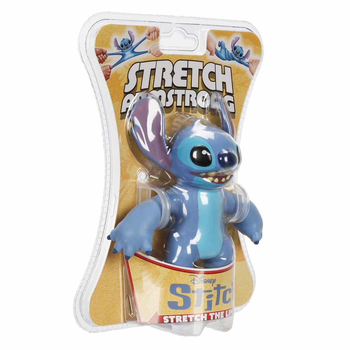 Stretch Armstrong Stitch Figür | 15 cm Esneyen ve Sıkıştırılabilir Oyuncak | Disney Lilo &amp; Stitch İnteraktif Figür