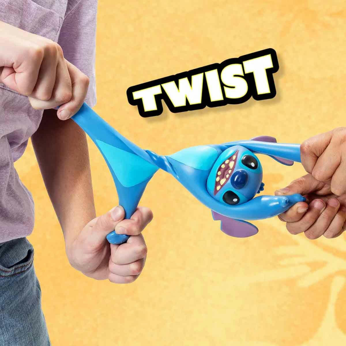 Stretch Armstrong Stitch Figür | 15 cm Esneyen ve Sıkıştırılabilir Oyuncak | Disney Lilo &amp; Stitch İnteraktif Figür