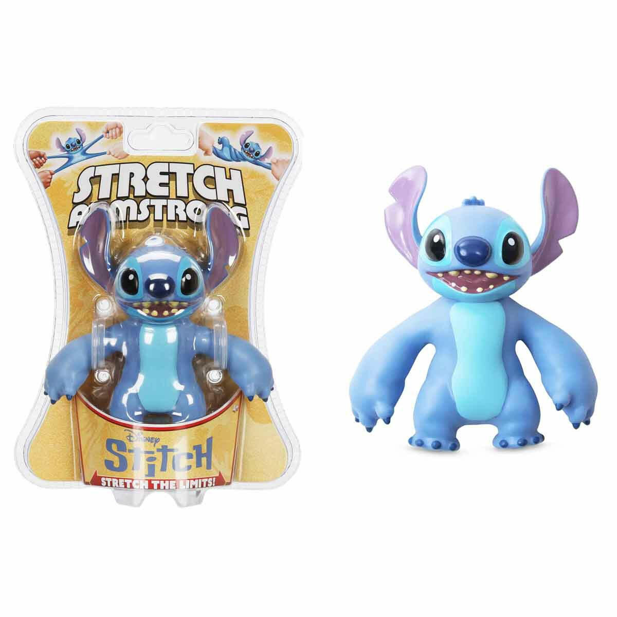 Stretch Armstrong Stitch Figür | 15 cm Esneyen ve Sıkıştırılabilir Oyuncak | Disney Lilo &amp; Stitch İnteraktif Figür