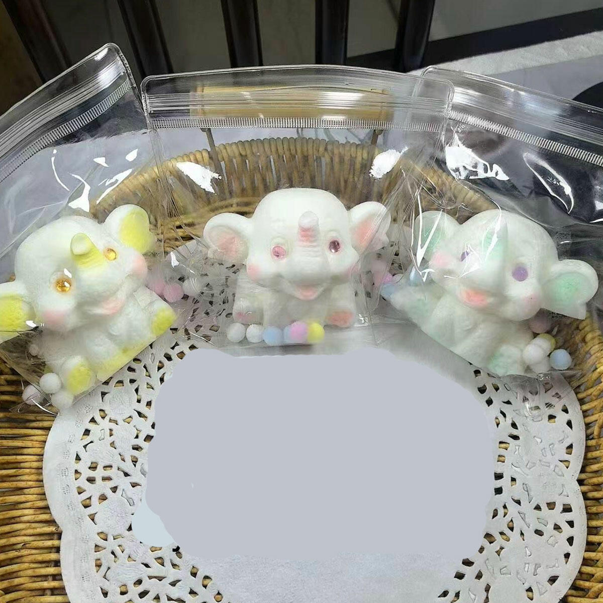 Sukuşi Fil 8cm | Esnek ve Yumuşak Stres Oyuncağı | 3 Farklı Model Seçeneği ve Duyusal Rahatlama