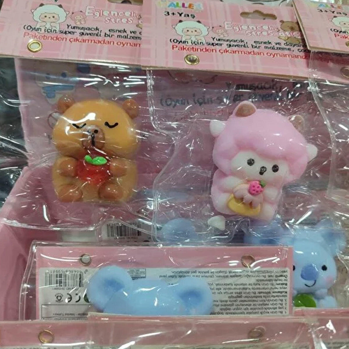 Sukuşi Oyuncak Küçük Hayvanlar 24'lü | Yumuşak ve Esnek Stres Oyuncakları | Çocuklar İçin Duyusal Gelişim ve Paylaşım Paketi