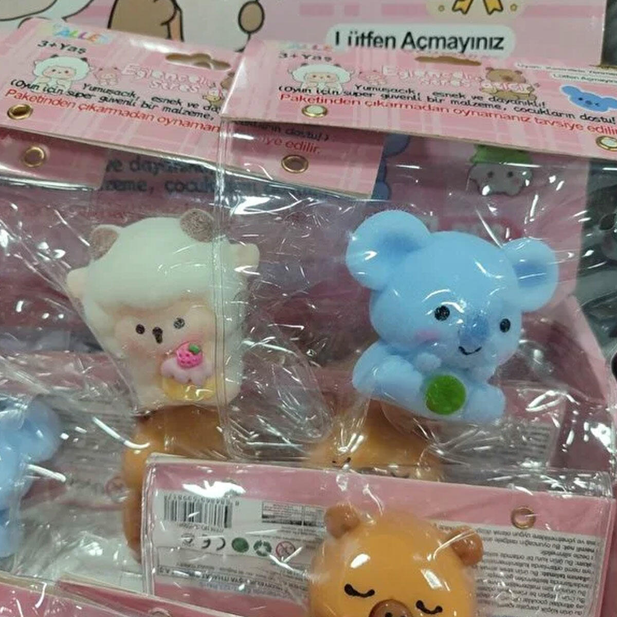 Sukuşi Oyuncak Küçük Hayvanlar 24'lü | Yumuşak ve Esnek Stres Oyuncakları | Çocuklar İçin Duyusal Gelişim ve Paylaşım Paketi