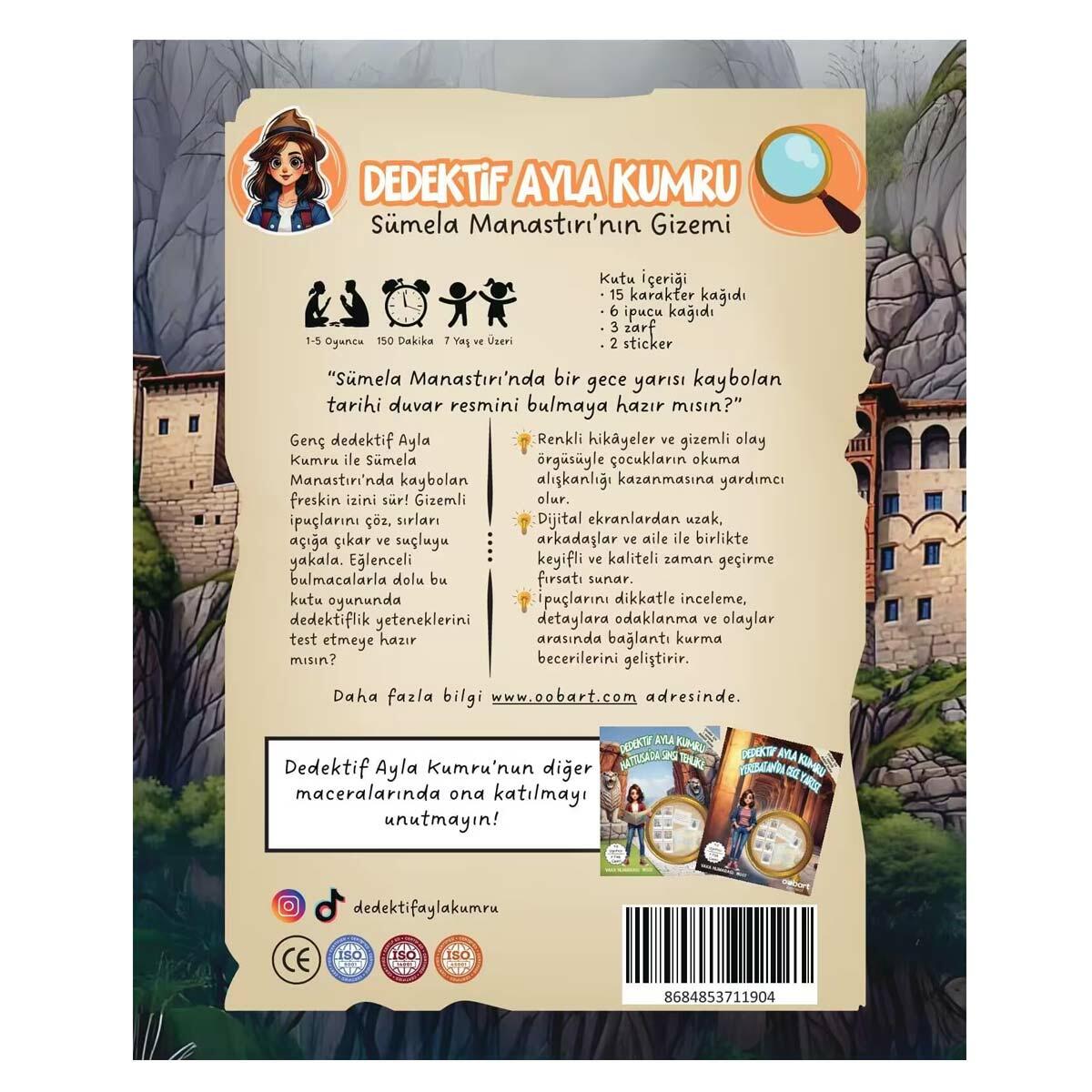 Sümela Manastırı'nın Gizemi Dedektiflik Oyunu | Dedektif Ayla Kumru Serisi | Eğitici Gizem Ve Strateji Kutusu
