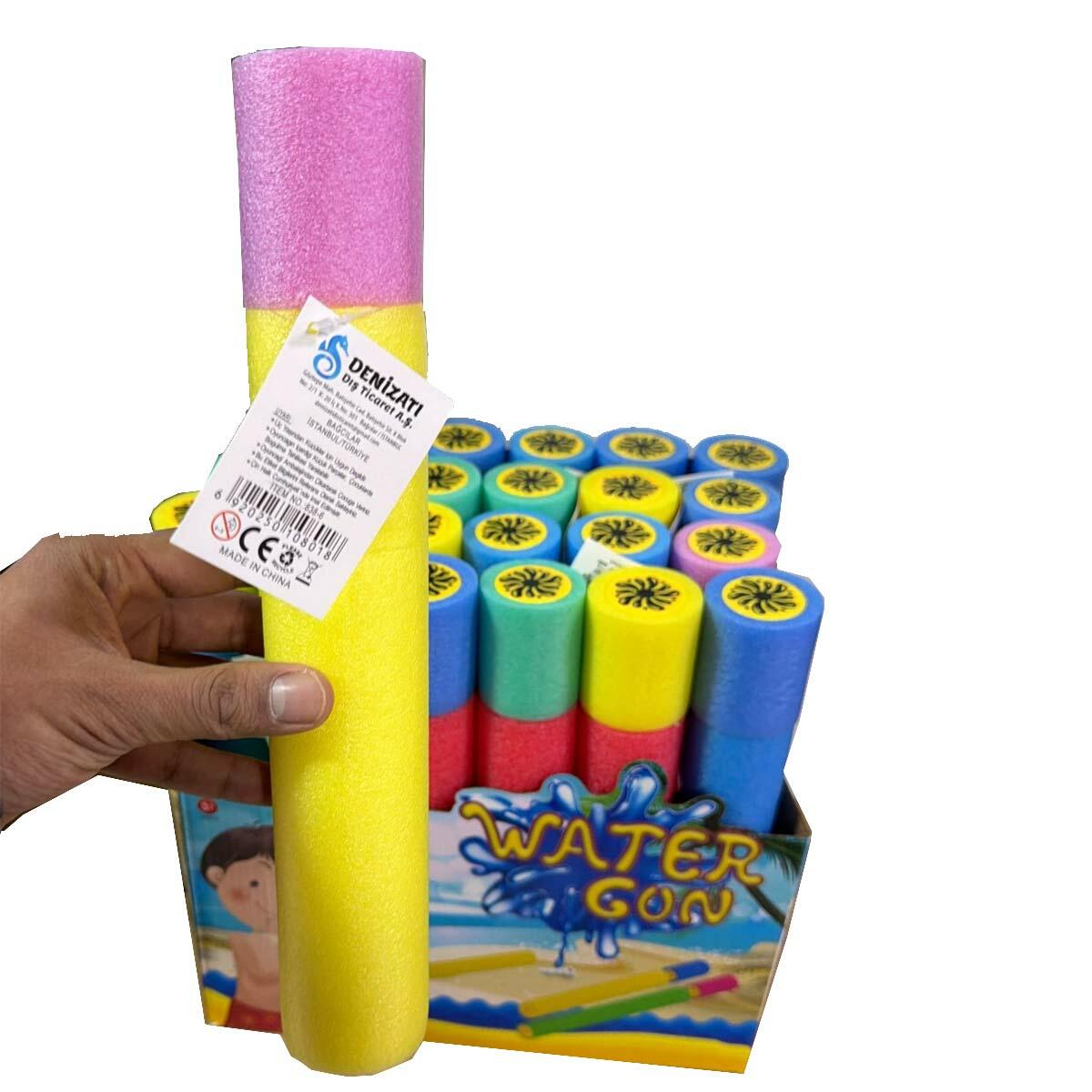 Sünger Su Pompası 30 cm | Yumuşak Gövdeli Eğlenceli Su Tabancası | Yazlık Su Oyuncağı