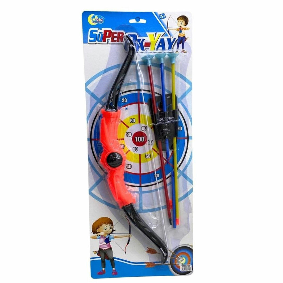 Süper Ok Yay Seti | Vakumlu Güvenli Okçuluk Takımı | Çocuklar İçin Hedef Vurma ve Koordinasyon Oyuncağı