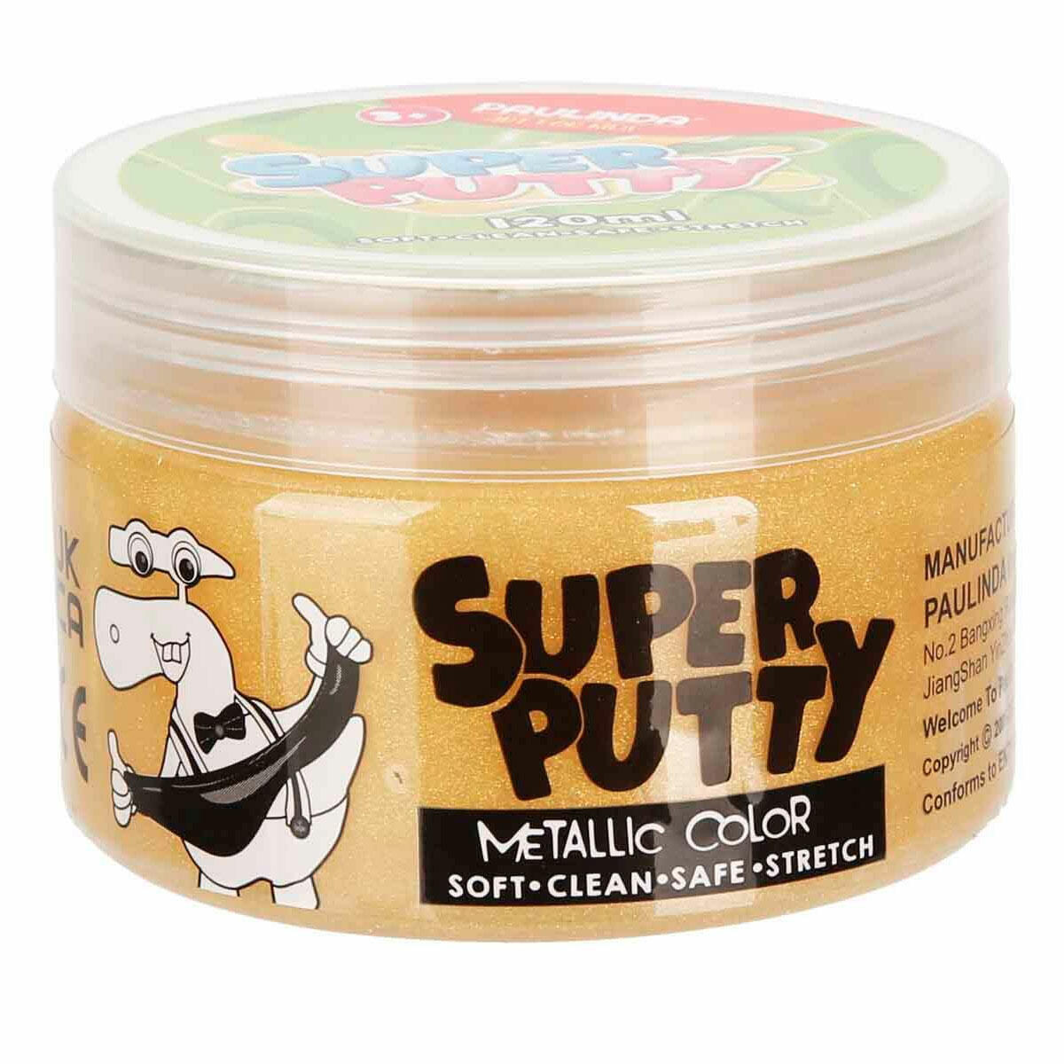Super Putty Metalik Slime 120 ml – Esnek, Yumuşak, Stres Atıcı Oyuncak