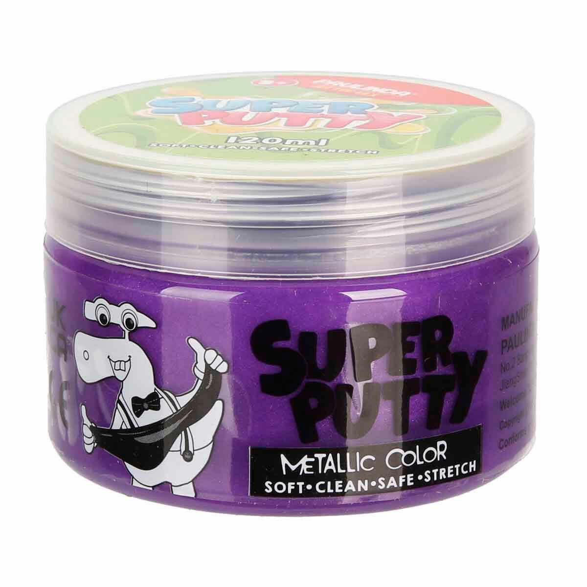 Super Putty Metalik Slime 120 ml – Esnek, Yumuşak, Stres Atıcı Oyuncak