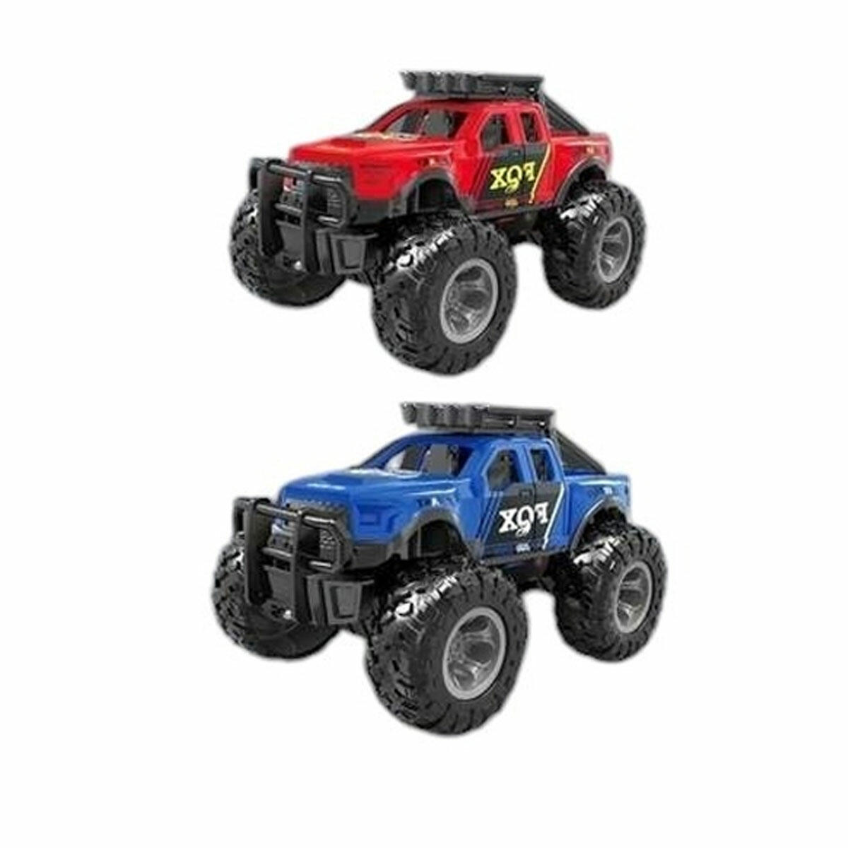 Sürtmeli Bigfoot Off-Road Jeep 1:28 Ölçek | Dev Tekerlekli, Sürtmeli Mekanizmalı ve Dayanıklı Gövdeli Arazi Aracı