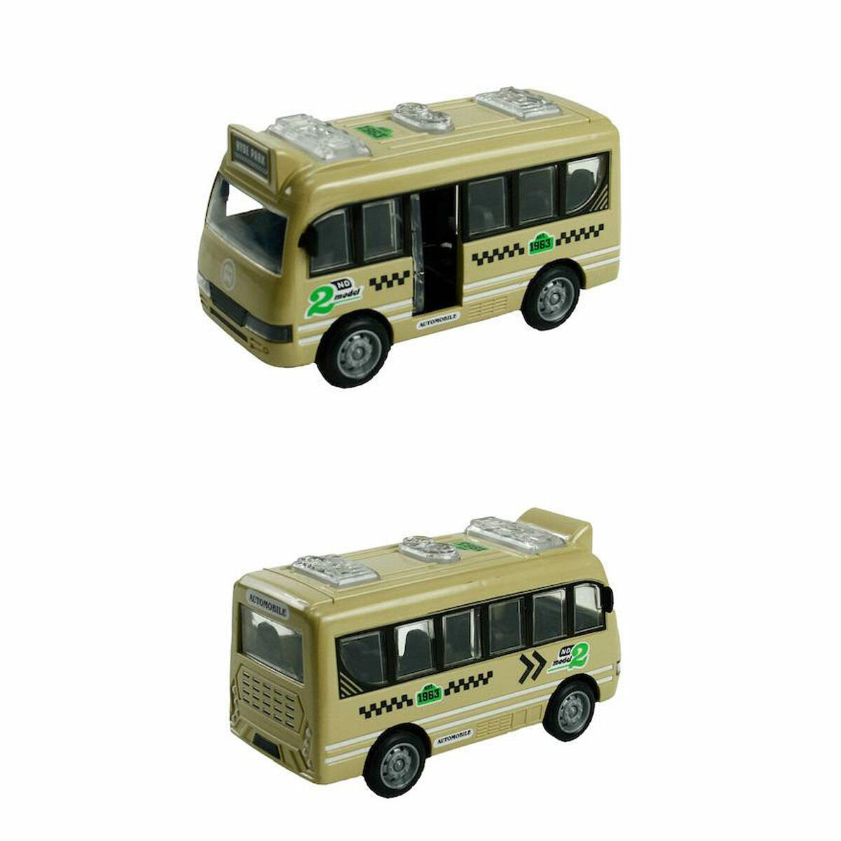 Sürtmeli Renkli Kapıları Açılan Otobüs | Sesli Ve Işıklı Şehir Otobüsü | 11 cm Oyuncak Otobüs Modelleri