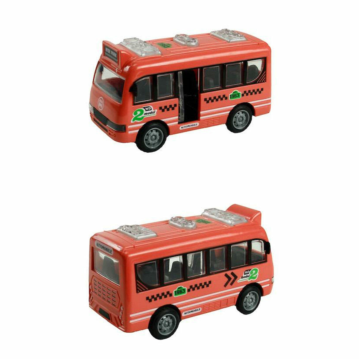 Sürtmeli Renkli Kapıları Açılan Otobüs | Sesli Ve Işıklı Şehir Otobüsü | 11 cm Oyuncak Otobüs Modelleri