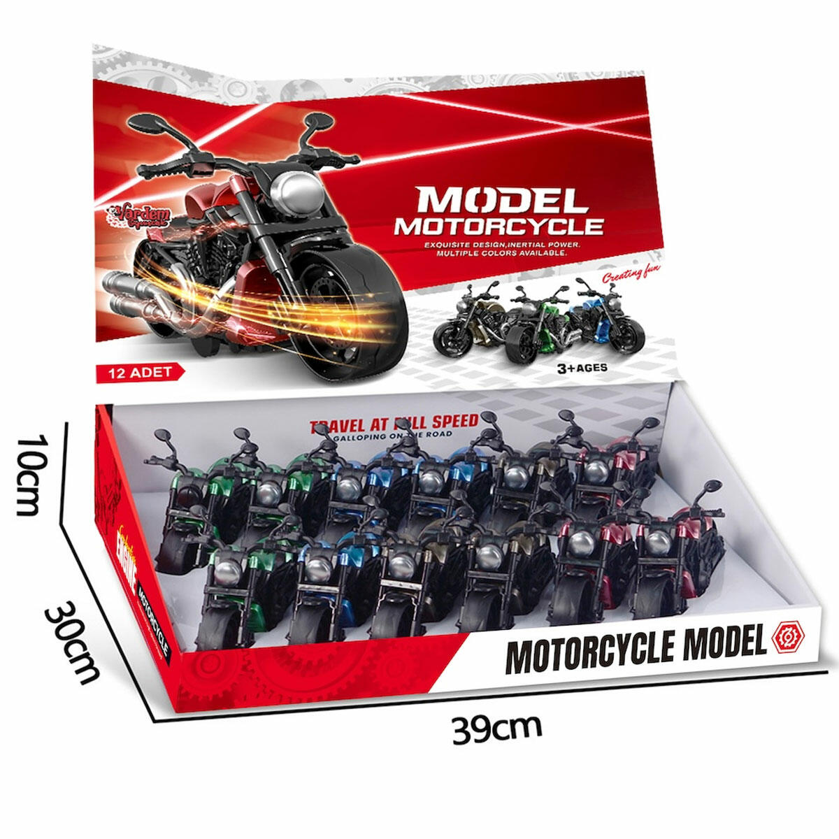 Sürtmeli Travel Model Motosiklet – Gerçekçi Tasarım, Hareketli ve Dinamik Oyun Aracı