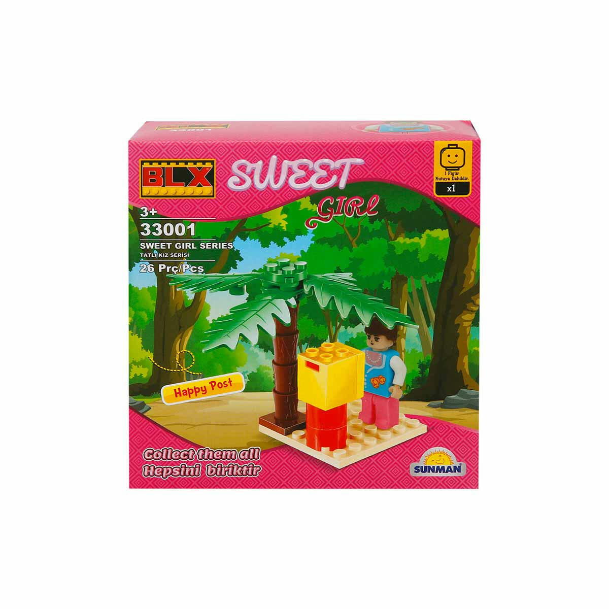 Sweet Girl Sevimli Kız Karakterler 26-43 Parça Yapı Seti | Lego Uyumlu Parçalarla Hayal Gücünü Geliştirin