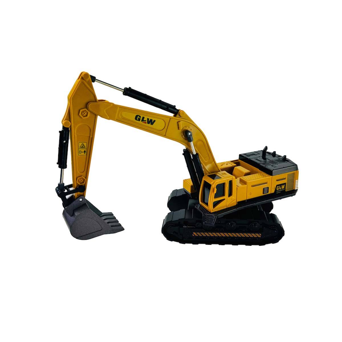 Sürtmeli Metal İnşaat Aracı 1:55 Ekskavatör