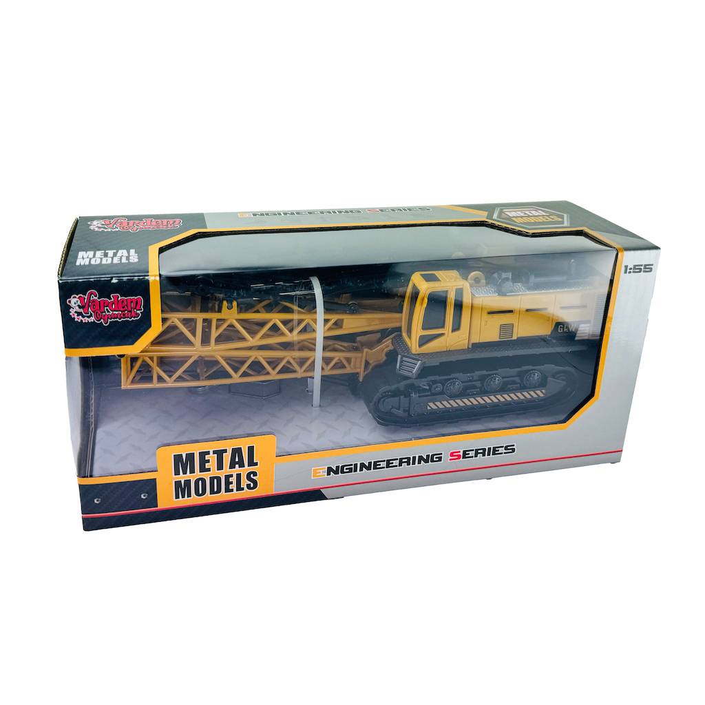 Sürtmeli Metal İnşaat Aracı 1:55 Vinç - Kutulu