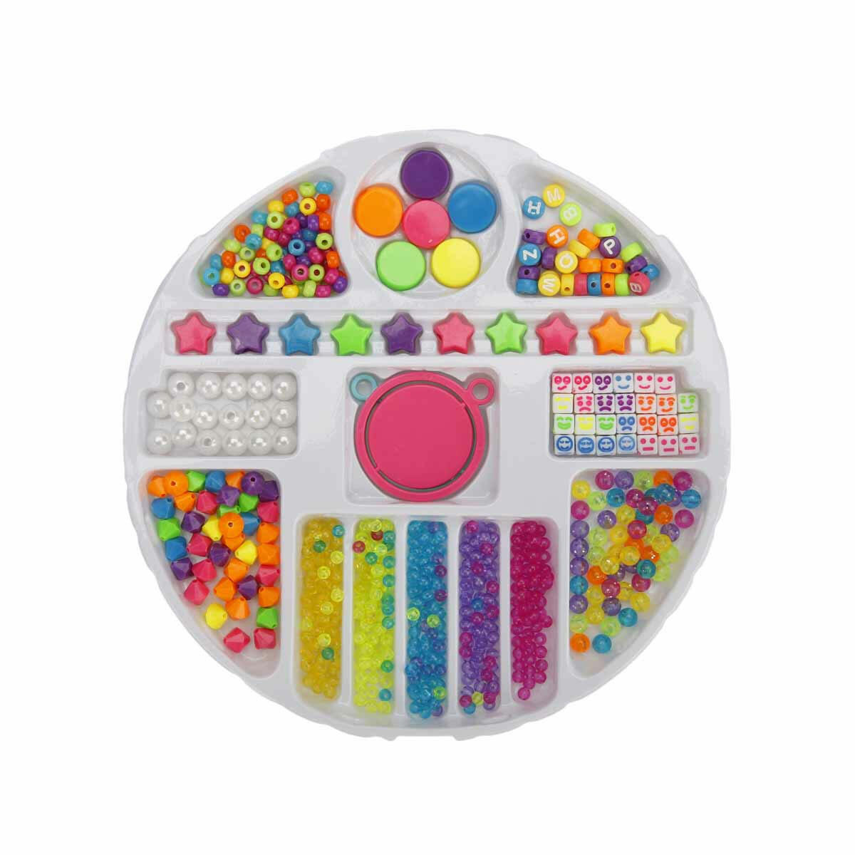 Takı Partisi Takı Tasarım Seti | Emoji Boncuklu Kolye ve Bileklik Yapım Seti | Çanta Kutulu Kendin Yap Aksesuar Atölyesi