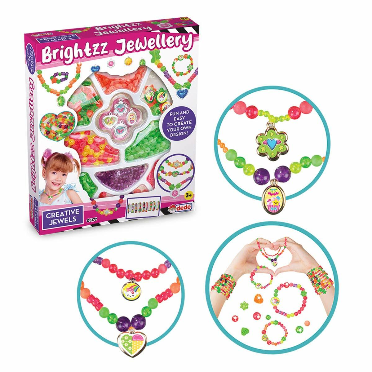 Takı Seti Tekli Kutu | Kendi Takını Tasarla DIY Boncuk Seti | Eğitici Kolye Ve Bileklik Tasarım Kutusu