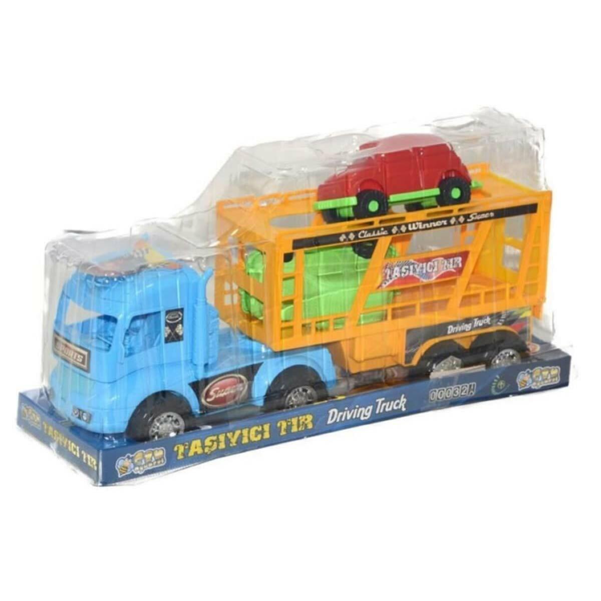 Taşıyıcı Tır İki Arabalı Oyuncak Seti | Lojistik Ve Nakliye Filosu