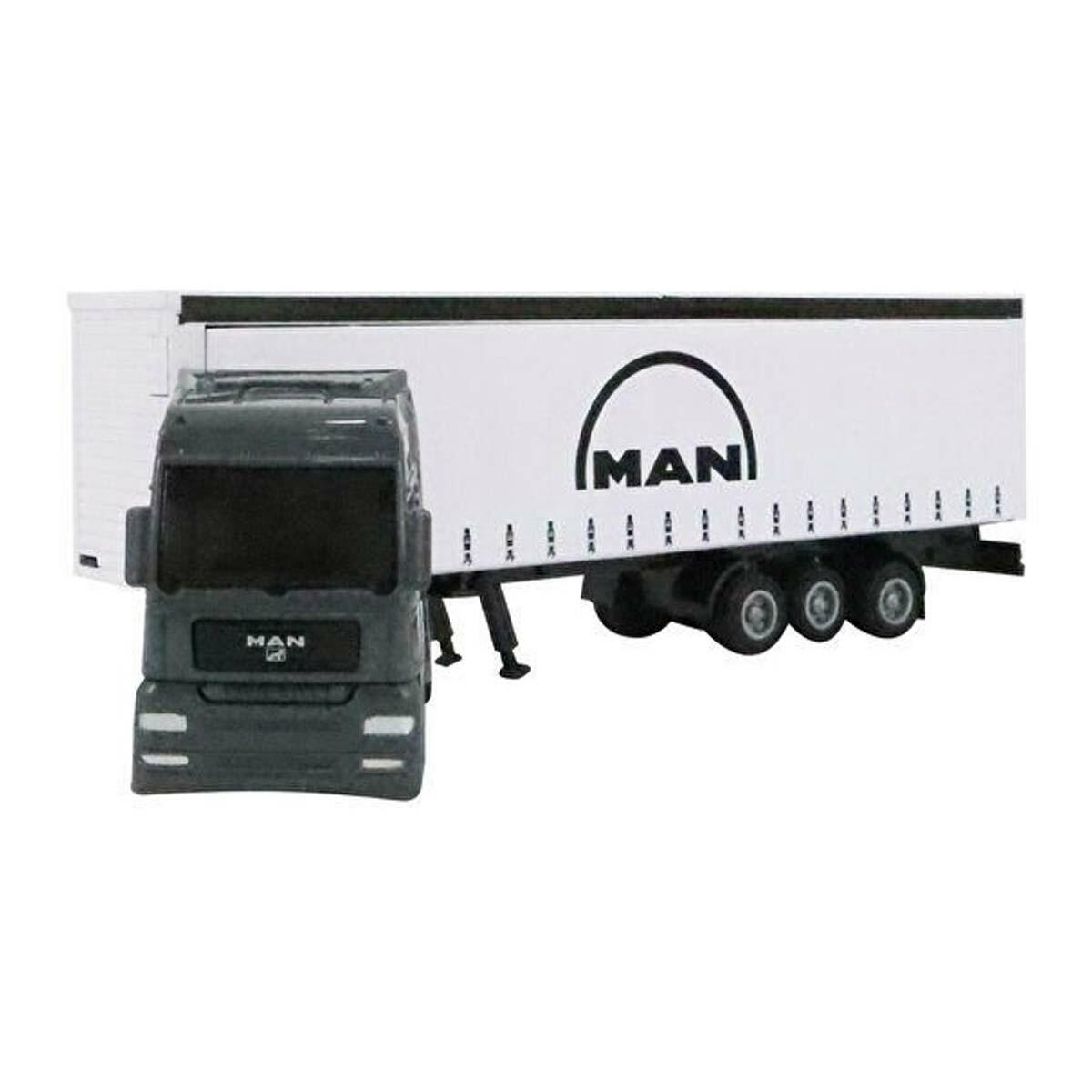 Teama 1:48 MAN Taşıyıcı Tır | 30 cm Model Tır | Die-Cast Detaylı Lojistik Araç Seti