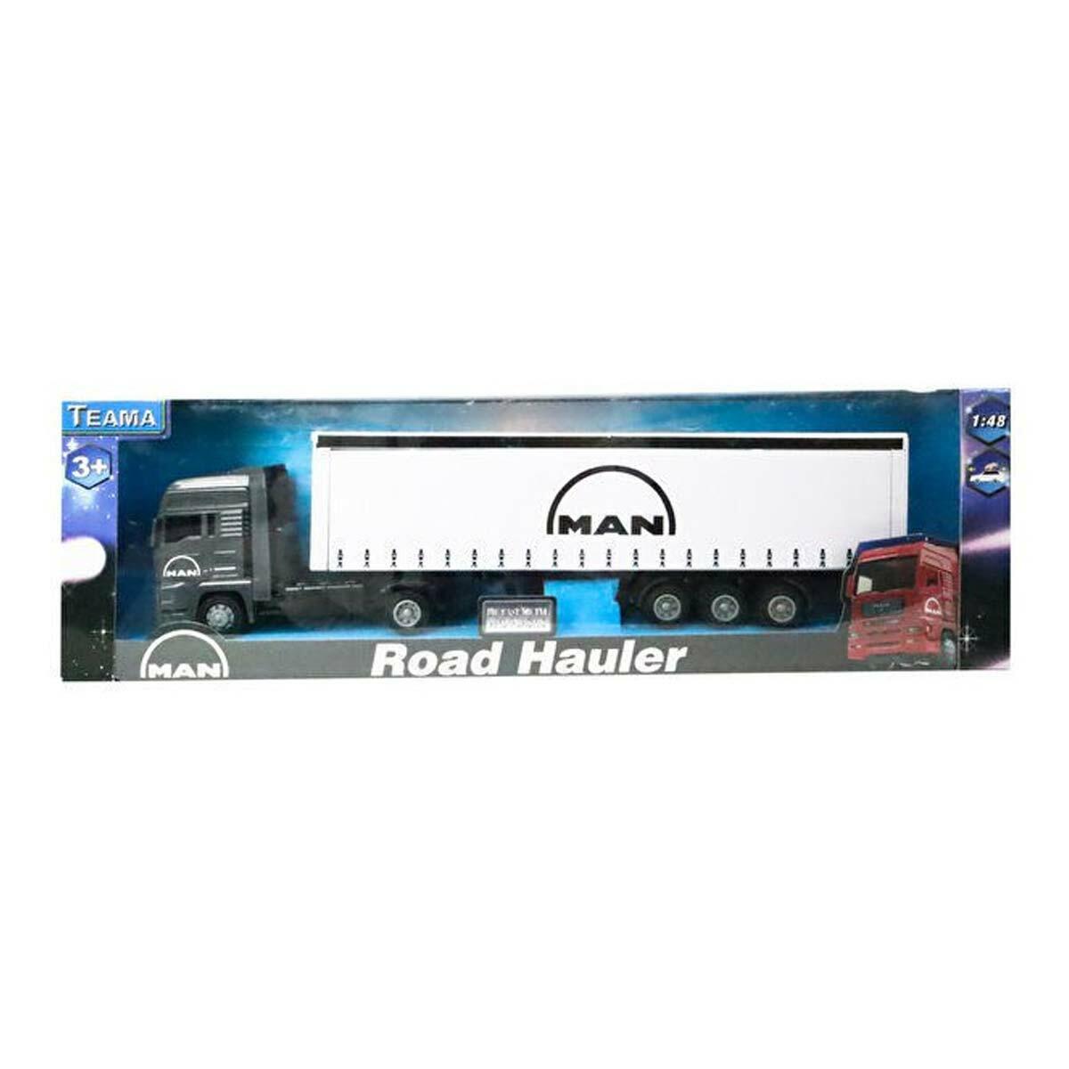 Teama 1:48 MAN Taşıyıcı Tır | 30 cm Model Tır | Die-Cast Detaylı Lojistik Araç Seti