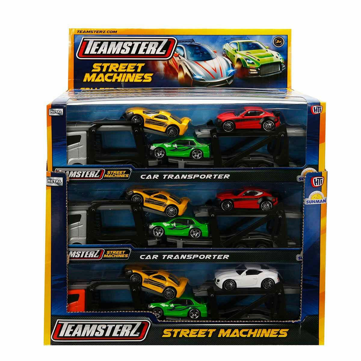 Teamsterz 3’lü Transporter Araç Seti – Gerçekçi Tasarımlı Taşıyıcı ve Arabalar