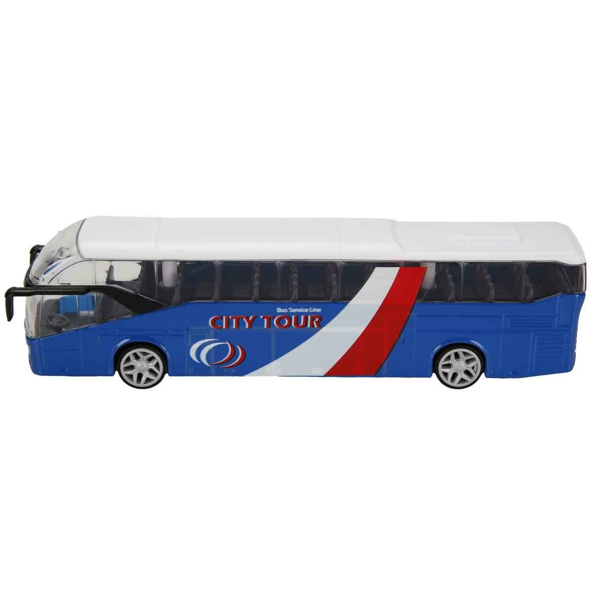 Teamsterz Street Kings Die Cast Şehir Aracı | 18.5 Cm Metal Şehir Otobüsü Koleksiyonu