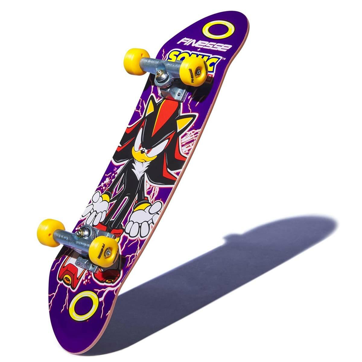 Tech Deck Sonic The Hedgehog El Kaykayı 27 CM | 9 Kat Daha Büyük Akrobasi Deneyimi | Profesyonel Seri Koleksiyon Ürünü