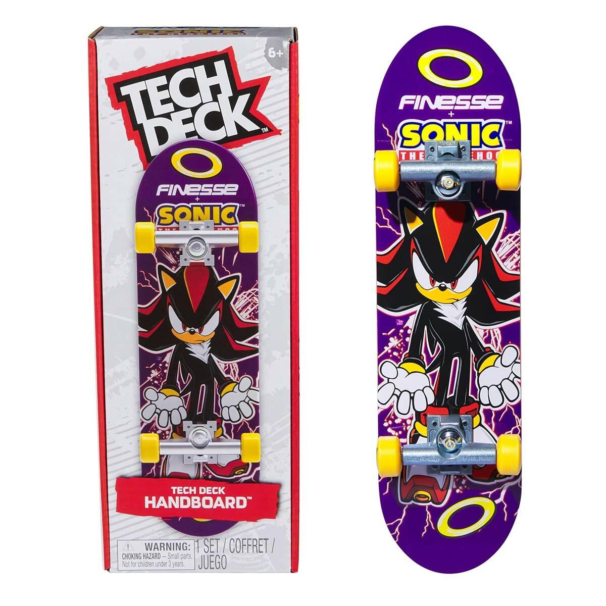 Tech Deck Sonic The Hedgehog El Kaykayı 27 CM | 9 Kat Daha Büyük Akrobasi Deneyimi | Profesyonel Seri Koleksiyon Ürünü