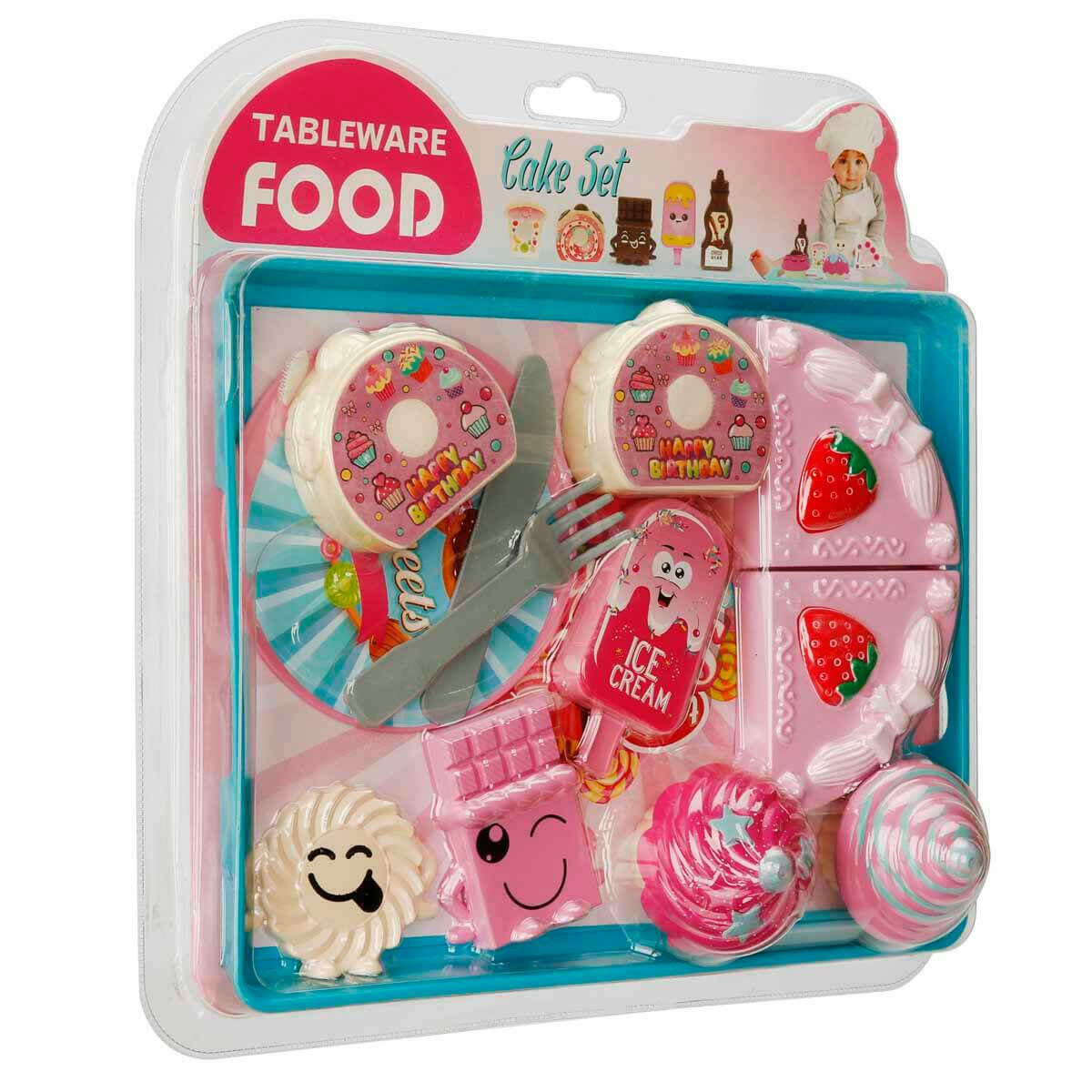 Tepsili Pasta Oyun Seti | Cupcake Ve Dondurmalı Evcilik Seti | Eğitici Tatlı Servis Ve Doğum Günü Oyuncağı