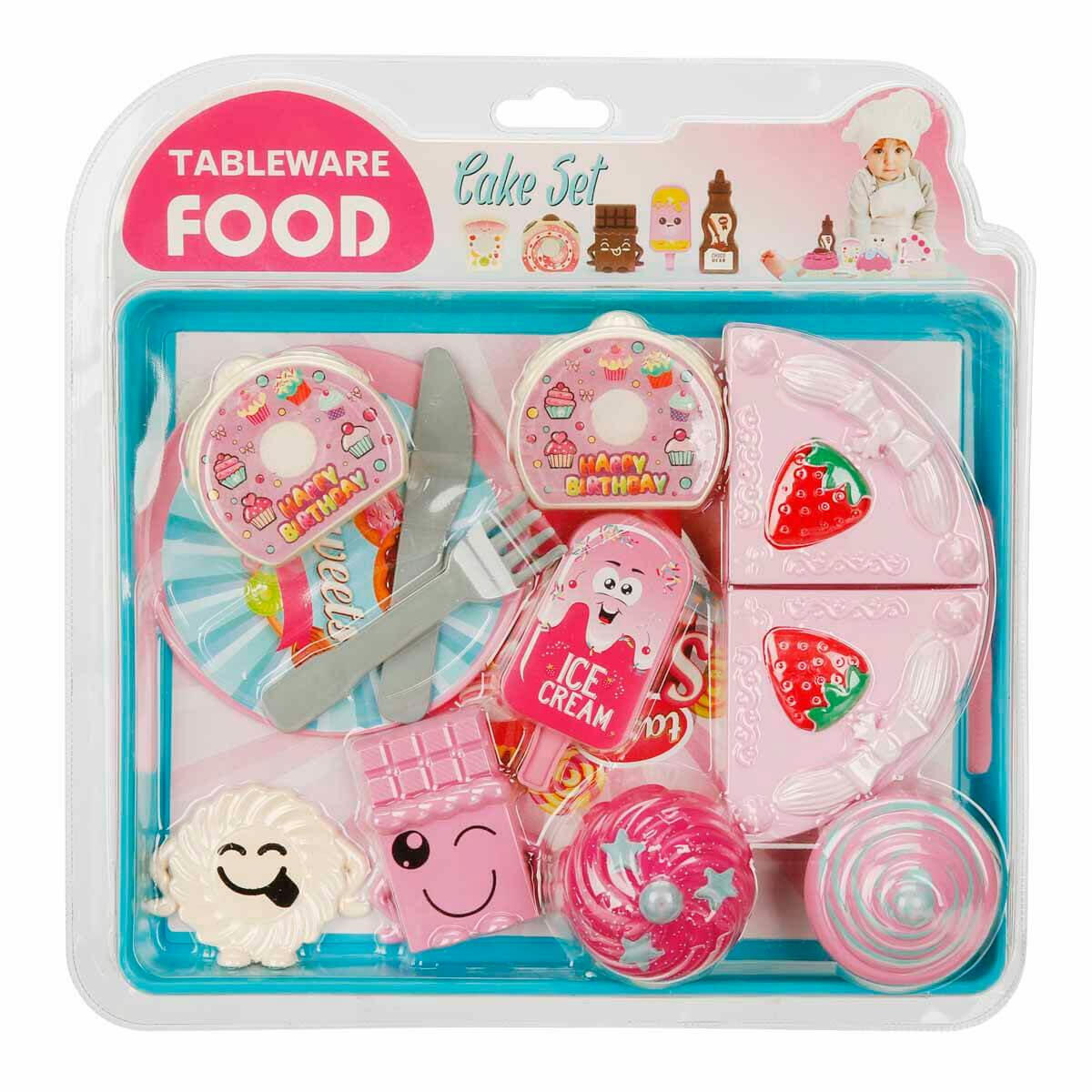 Tepsili Pasta Oyun Seti | Cupcake Ve Dondurmalı Evcilik Seti | Eğitici Tatlı Servis Ve Doğum Günü Oyuncağı