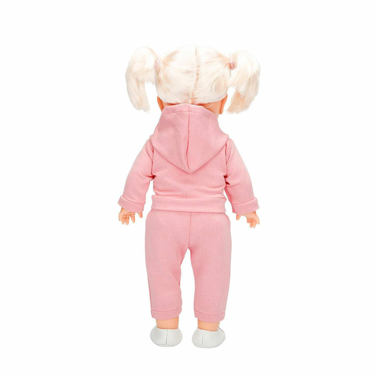 Tina Sporty Bebek 45 cm | Pembe Eşofmanlı ve Spor Ayakkabılı Bebek | Eğitici ve Sportif Oyun Arkadaşı