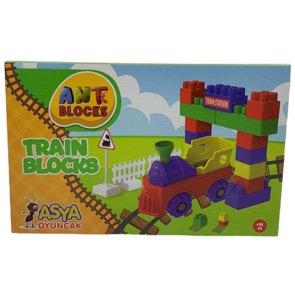 Eğitici Blok Istasyon Tren Seti 31 Parça